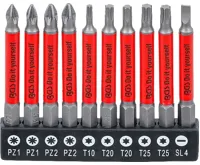 BGS Sada protiskluzových bitů,  magnetická,  70 mm,  10dílná