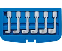 BGS Klíče očkové otevřené 12-19 mm, pro seřízení ventilů a pro šroubení, sada 6 dílů BGS Klíče očkové otevřené 12-19 mm, pro seřízení ventilů a pro šroubení, sada 6 dílů