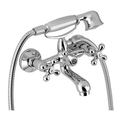 NOVASERVIS Vanová nástěnná baterie s příslušenstvím, chrom - 99121,0