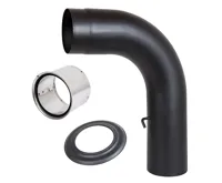 HS Flamingo Set 150 mm s taženým kolenem 2 mm (trubka-koleno, zděř, růžice)