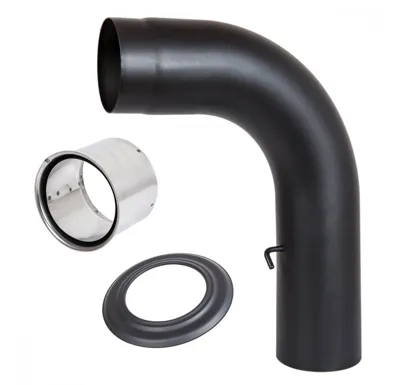 HS Flamingo Set 150 mm s taženým kolenem 2 mm (trubka-koleno, zděř, růžice)