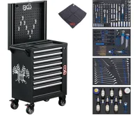 BGS Dílenský vozík, 8 zásuvek, se 263 nástroji