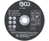 BGS Sada řezných kotoučů ,  na nerezovou ocel ,  O 75 x 1,0 x 10 mm ,  5dílná - BGS 70998 (1)