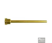 REGULUS Jímka pro 1 čidlo, 7 x 9 x 160 mm, 1/2", mosaz REGULUS Jímka pro 1 čidlo, 7 x 9 x 160 mm, 1/2", mosaz