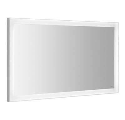 SAPHO FLUT zrcadlo s LED podsvícením 1200x700mm, bílá