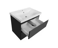 AQUALINE ALTAIR umyvadlová skříňka 67x60x45cm, černá mat (1)