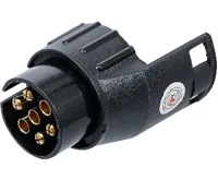 BGS Adaptér pro konektor pro přívěs 12 V, 7pinový na 13pinový (1)