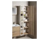 SAPHO ESPACE skříňka 35x172x32cm, 2x dvířka, levá/pravá, dub alabama (1)