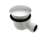 GELCO GELCO vaničkový sifon, průměr 90mm, DN40, krytka nerez lesk