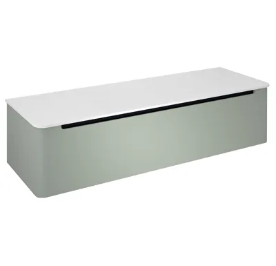 SAPHO KERALA umyvadlová skříňka 140x35x47,5cm, 1x zásuvka, verde