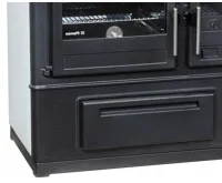 PLAMEN Sporák na tuhá paliva SLAVONAC N - L bílý (4)