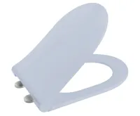 SAPHO BRILLA WC sedátko, SLIM, Soft Close, světlá modrá mat
