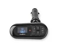 FM transmitter do auta | Husí krk | Hands free volání | 0.4 " | LCD obrazovka | Bluetooth® | 5.0 V DC / 0.5 A | Google Assistant / Siri | Černá (3)