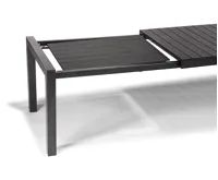 Rozkládací masivní stůl GRANADA XXL antracit IWH-10120004 | POŠKOZENO (3)