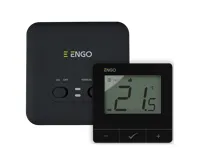 ENGO Controls Bezdrátový termostat E20i-B s ovládáním kotle ON/OFF, Wi-Fi, černý, ENGO Smart, TUYA ENGO Controls Bezdrátový termostat E20i-B s ovládáním kotle ON/OFF, Wi-Fi, černý, ENGO Smart, TUYA