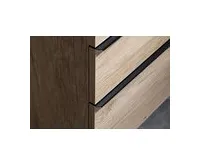 SAPHO SITIA umyvadlová skříňka 46,4x70x44,2cm, 2xzásuvka, dub alabama (1)