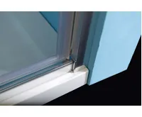POLYSAN EASY sprchové dveře otočné 880-1020mm, čiré sklo (6)