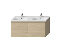 JIKA MIO-N Skříňka pod dvojumyvadlo 1300mm, 4 zásuvky, Jasan