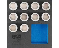 BGS Sada zástrčných hlavic pro bezpečnostní šrouby ráfků pro Land Rover, 10dílná