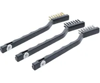 BGS Kartáče ruční drátěné ocel, mosaz, nylon, délka 175 mm (1)