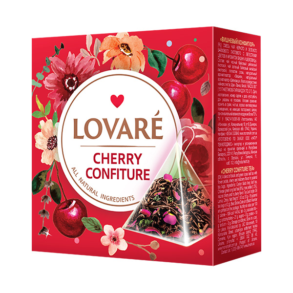 Čaj Lovaré Cherry Confiture (15 pyramid)