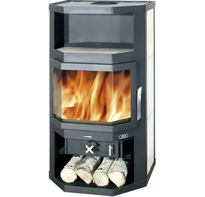 ABX Fjord 6 Krbová kamna černý plech (dělené sklo) | AKCE Zdravá láhev 0,7l