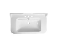 KERASAN WALDORF keramické umyvadlo 100x55cm, 3 otvory, bílá (1)