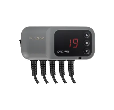 SALUS Termostat pro ovládání čerpadla ÚT a TUV PC12HW