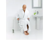 RIDDER HANDICAP WC sedátko zvýšené 10cm, s madly, bílá (5)