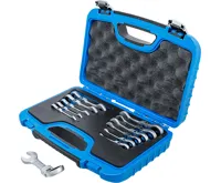 BGS Sada ráčnových očkoplochých klíčů ,  krátké ,  kloubové ,  8 - 19 mm ,  12dílná - BGS 6543 (3)