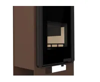 HS Flamingo Krbová kamna FLAMINGO DELUXE ® SINGA, hnědá - sametová (22)