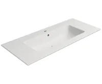 GSI PURA keramické umyvadlo Slim 102x46cm, bílá mat
