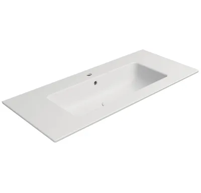 GSI PURA keramické umyvadlo Slim 102x46cm, bílá mat