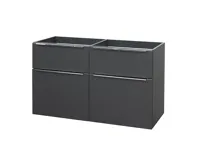 Mailo, koupelnová skříňka, antracit, 4 zásuvky, 1210x700x480 mm Mailo, koupelnová skříňka, antracit, 4 zásuvky, 1210x700x480 mm