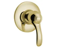 SAPHO KIRKÉ podomítková sprchová baterie, 1 výstup, zlato