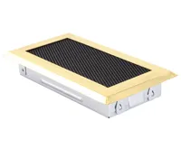 HS Flamingo Krbová mřížka 10x20 cm, mosaz