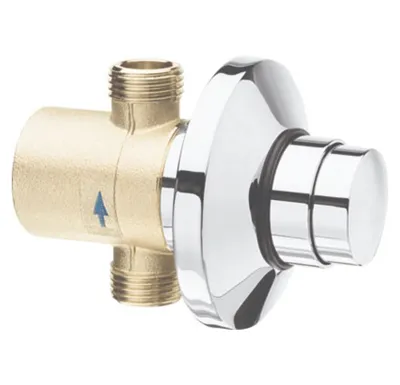 SILFRA QUIK samouzavírací podomítkový ventil pro urinál, chrom