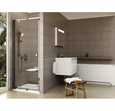 Ravak sprchové dveře PDOP1-90 bright alu+Transparent