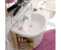 Ravak Umyvadlo Rosa Comfort L white s otvory N
