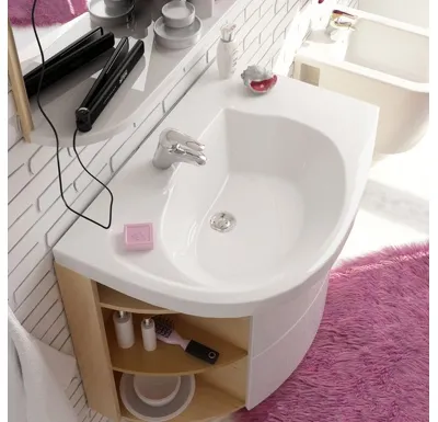 Ravak Umyvadlo Rosa Comfort L white s otvory N