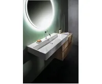 SAPHO AQUATIC umyvadlo, litý mramor, 100x46cm, bílá (5)