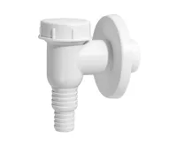 Sifon pračkový nadomítkový bílý