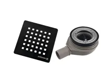 POLYSAN FLEXIA vaničkový sifon, průměr 90mm, DN40, krytka černá