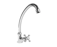 Dřezový kohoutek stojánkový, Retro Viktorie, výška kohoutku 250 mm, chrom