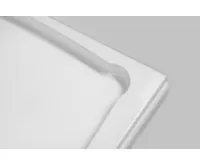 GELCO DIONA sprchová vanička z litého mramoru, čtverec 90x90x7,5cm, bílá (4)