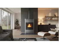 HS Flamingo Krbová kamna AQUAFLAM ® 25 s výměníkem - šedá, základní regulace (23)