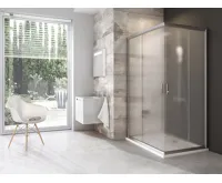 Ravak sprchový kout čtvercový BLRV2K-100 satin+Grape