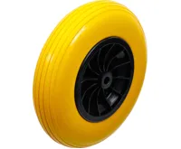 BGS Kolo pro kolečko, PU, žluté, 400 mm