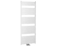 AQUALINE TONDI otopné těleso rovné 600x1690 mm, středové připojení, bílá