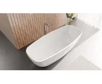 POLYSAN IPANEMA volně stojící vana litý mramor 168x72x49cm, bílá (5)